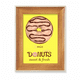 thumbnail image 1 of Postre de chocolate dona alimentos dulces Escritorio Marco de fotos de madera Pantalla Imagen Arte Pintura Múltiples conjuntos, 1 of 4