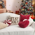 thumbnail image 4 of Nkmbld Christmas Decorative Throw Pillows Peppermint Pillows Red and White Christmas Decorations for Sofa, Couch, Bed and Car, 4 of 6