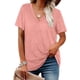 thumbnail image 1 of Camisetas de mujer con cuello en V de manga corta de verano Tops sueltos Xemadio WRHS-162-4, 1 of 1