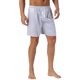 thumbnail image 5 of Pantalones cortos de satén para hombre Lars Amadeus con cintura elástica, pantalones de pijama para lounge y dormir, 36 plateado, 5 of 6