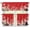 Red Christmas Santa Claus, variant on Music Maple Leaves Fall Kitchen Curtains and Valances Set Xmas Rod Pocket Valance and Tier Set for Bedroom Kitchen Cafe Living Room Bathroom, 54'''' x 36''''