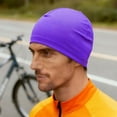 thumbnail image 7 of Unique Bargains Cycling Hat Sweat and Moisture Wicking Breathable Hard Hat Liner Milk Silk Fabric Purple 23x16cm 1 Pcs, 7 of 7