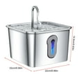 thumbnail image 5 of 4L Cat Water Fountain APP Control Pet Water Fountain For Drinking Automatic Cat Water Dispenser With Water Level Window And Quiet Pump, 5 of 7