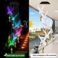 thumbnail image 3 of Regalos de cumpleaños únicos: campanillas de viento solares de colibrí ABS de alta calidad, sensor de luz de ahorro de energía para decoración interior y exterior, fácil de colgar con luces, 3 of 6
