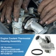 thumbnail image 3 of Conjunto de Carcasa de Termostato de Refrigerante del Motor de Aleación de Aluminio Unique Bargains para Buick Lacrosse, Cadillac ATS, Chevrolet Colorado, Malibu, S10 Pickup y GMC Canyon, 3 of 7