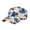 Dark Blue, variant on Kids Baseball Cap, Boys Construction Truck Print Sun Hat, Adjustable Cotton Blend Baseball Cap for Toddler Boys 2-6 Years Old