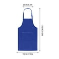 thumbnail image 3 of Zmeidao Adjustable Bib Apron with 2 Pockets, Kitchen Aprons for Women Men Chef, 3 of 6