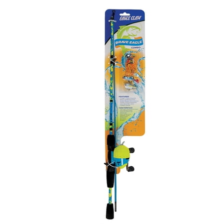 Eagle Claw Brave Eagle Carded Combo Spincast