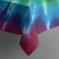 thumbnail image 5 of Colorful Tie Dye Mandala Pattern Square Tablecloth,Waterproof Square Table Cover,Wipeable Spillproof Washable Table Cover for Home Kitchen Party Decor 42"X42"(107x107cm), 5 of 6