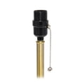thumbnail image 4 of Creekwood Home 21.25" Modern Glam Table Lamp, Gold Base With Black Shade, Stylish Lighting For Bedroom, Living Room, Or Entryway, 4 of 5