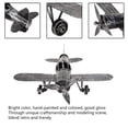 thumbnail image 4 of Strong Simulation Effect Unique Biplane Model, Delicate Handmade Crafts Iron Airplane Model, For Living Room TV Cabinet, 4 of 8