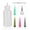 White, variant on Travel Bottles & Containers Mouth With 4 Kit Needle Applicator Accessories Temporary for Bottles