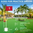 thumbnail image 2 of Banderín de golf KINGTOP 90 cm Bandera roja N° 5 Portátil, 2 of 9