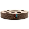thumbnail image 5 of FurHaven Pet Cat Scratcher | Pie-Shaped Corrugated Cat Scratcher Busy Box with Catnip, Tan Woodgrain, 5 of 7