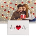 thumbnail image 2 of Valentines Day Exclusive Heartbeat Love Card for Expressing Deep and Sweet Affection Romantic Greeting Message Note Couples Gift Idea Anniversary Wedding Party Celebration Present, 2 of 4