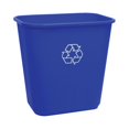 thumbnail image 1 of Commercial Recycling Bin, 6-Gallon, Blue, 1 of 5