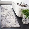 thumbnail image 2 of SAFAVIEH Petra Jesper Abstract Runner Rug, Ivory/Light Grey, 2'3" x 8', 2 of 8