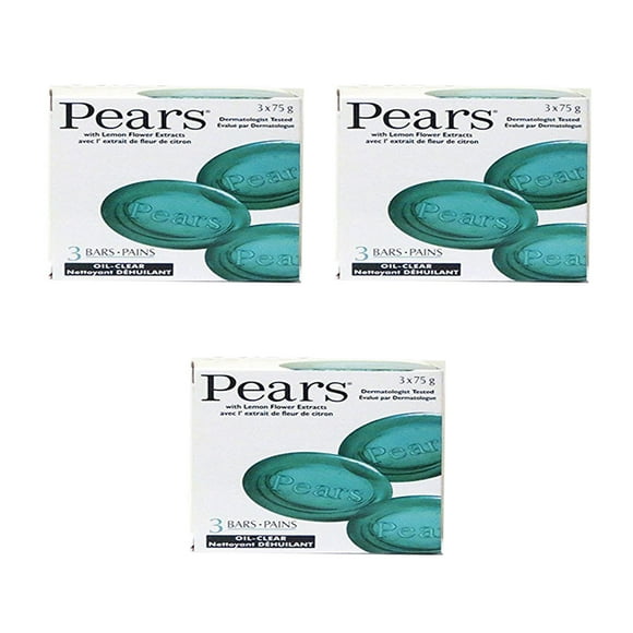 Pears Savon à l'Huile 3 en 1 Pack (3x75 g Env.) (Pack de 3) 020322