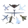 thumbnail image 2 of 8 PCS DIY Crafts 4D Helicopter Fighter Puzzles Aviation, 2 of 8