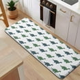 thumbnail image 5 of Green Blue Dinosaurs Pattern Kitchen Rug Mat,Kitchen Runner Rugs Non Skid Washable,Decorative Kitchen Floor Mats for Kitchen,Sink,Laundry,17"x47.2", 5 of 7