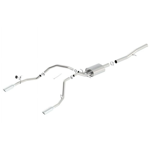 Borla Exhaust - 140572 Fits select: 2015-2018 GMC SIERRA, 2014-2018 CHEVROLET SILVERADO