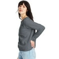 thumbnail image 2 of Hanes Women’s EcoSmart Cotton-Blend Fleece Crewneck Sweatshirt, 2 of 3