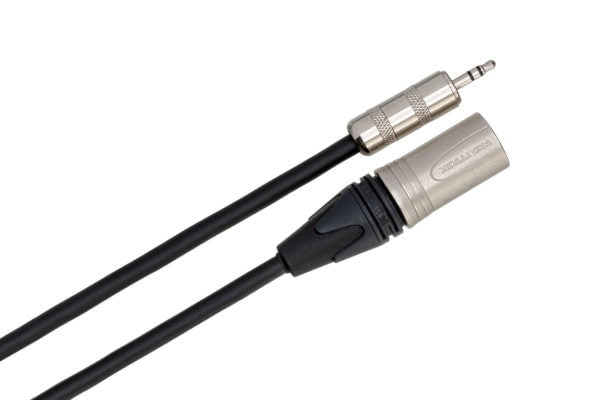 MIC CABLE 3.5MM TRS - XLR3M 25FT