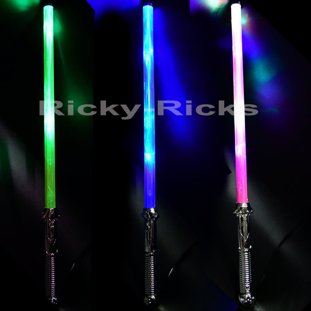 12 Lightsabers Ninja Swords Flashing LED Wands Toy Sticks Glow Star Wars Espadas 