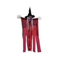 thumbnail image 1 of Injueey Decoración de fantasmas colgantes de Halloween, aparición de terror, reutilizable, espeluznante, esqueleto, accesorios voladores, colgantes, Kits de decoración para fiestas Rojo Injueey HA068181-02, 1 of 6