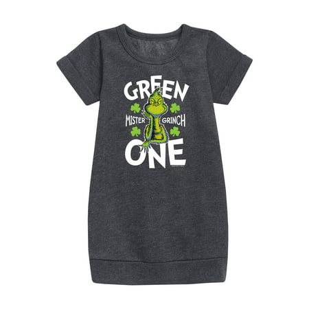 

The Grinch - Green One - Toddler And Youth Girls Fleece Dress
