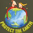 thumbnail image 3 of CafePress - Protect The Earth Dark T Shirt - Men's Classic Graphic Cotton T-Shirt, 3 of 4