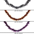 thumbnail image 6 of Loyerfyivos Halloween Party Decor Halloween Tinsel Garland with Orange Pumpkin Purple Bat Ornaments, Metallic Streamers Halloween Garland Decorations for Home Classroom Window Door Table, 6 of 8