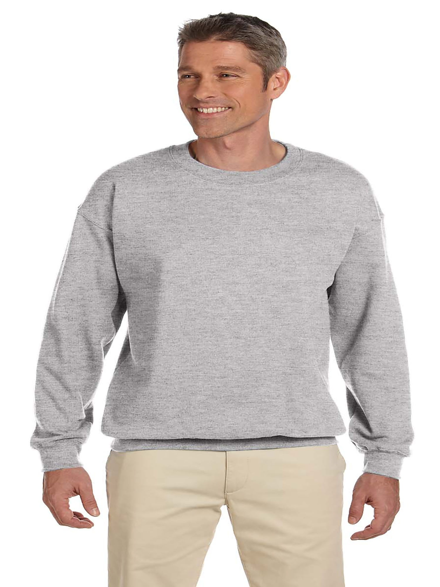 Hanes Men Ultimate Cotton Heavyweight Crewneck Sweatshirt, Style F260 ...