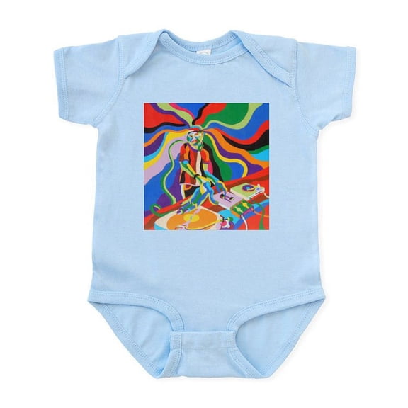 CafePress - The DJ Infant Bodysuit - Baby Light Bodysuit, Size Newborn - 24 Months