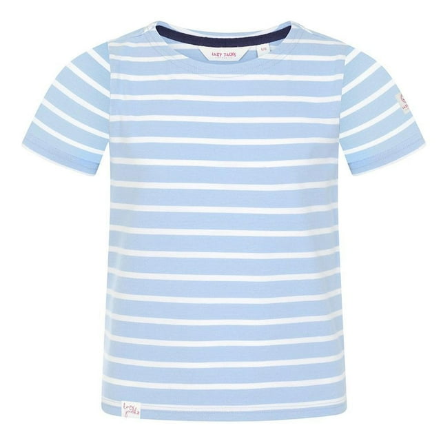 Lazy Jacks T-Shirt Breton à Manches Courtes pour Filles