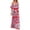 Red, variant on Hawaiian dresses for women Bohemian Off Shoulder Maxi Floral Print Beach Vacation Outfits Size L