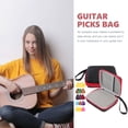 thumbnail image 2 of 1 set of Guitar Pick Case Holder with Guitar Picks Professional Guitar Accessories, 2 of 6