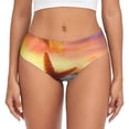 thumbnail image 1 of Balery Starfish Sunset Sea Beach Ropa Interior de Algodón para Mujer con Dibujo – Braguitas Cómodas y Elásticas, Estilo Clásico-X-Small, 1 of 6
