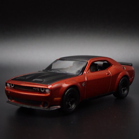 (Open Box) 2021 21 DODGE CHALLENGER SRT HELLCAT SUPER STOCK 1/64 SCALE DIECAST MODEL CAR