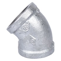 World Wide Sourcing 4-1-1-4G 1.25 In. Galvanized 45 Degree Elbow
