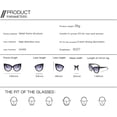thumbnail image 3 of Lunettes de Soleil pour Hommes et Femmes, Extérieur (Couleur : F, Taille : Medium), 3 of 4