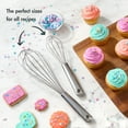 thumbnail image 6 of Mainstays 2 Piece Stainless Steel Balloon Whisk, 11.8 inch and 8.85 inch, 6 of 11