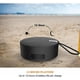 thumbnail image 3 of Altavoz Bluetooth impermeable IP67 portátil para exteriores inalámbrico con sonido HD, tarjeta TF, ventosa para piscina, playa, senderismo, 12 horas de reproducción (negro), 3 of 4