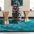 thumbnail image 2 of Oriental Weavers Cosmo Shag 6'6" x 9'6" Hand Tufted Rug in Teal, 2 of 3