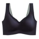 thumbnail image 2 of Sujetador sin costuras Sport Yoga Running Hacer subir Vest Underwire Soft Sleep Ropa interior de mujer, Negro, XXL sidaley  AP001300-04B, 2 of 7