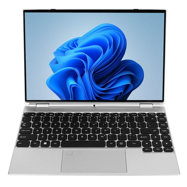 Ordinateur Portable 14 Pouces, Processeur N5105, 16 Go DDR4, CPU Quad Core Portable avec Écran Tactile 10 Points et Support de Refroidissement Rétroéclairé RGB