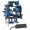 16 Inch 4 Drills Holder, variant on Power Tool Organizer Wall Mount, 32 Inch, 8 Drills Holder