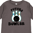 thumbnail image 4 of Inktastic Future Bowling Childs Bowling Boys or Girls Long Sleeve Toddler T-Shirt, 4 of 5