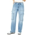 thumbnail image 2 of Celebrity Pink Women's Juniors Cargo Jean, 2 of 5