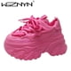 thumbnail image 3 of Disney-zapatillas peludas de oso Lotso para mujer, zapatos bonitos de algodón para el hogar, con suela gruesa suave, de felpa, de invierno, Y2k, 3 of 5